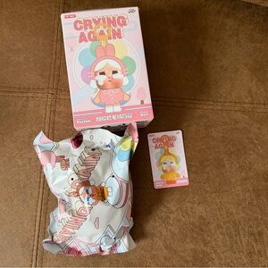 POP MART CRYBABY Crying Again Vinyl Face Plush Blind Box DUCK YOU